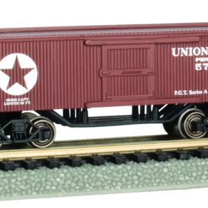 Bachmann Old-Time Box Car - Union Line N Scale Model Train Collection