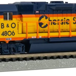 Bachmann Trains GP38-2 DCC Ready Diesel Locomotive - Chessie System® #4806 with Dynamic Brakes - N Scale