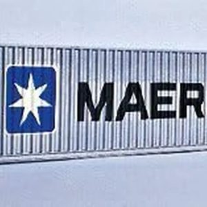Transform your model train game with this stunning Walthers N Scale 40' High-Cube Intermodal Shipping Container in iconic Maersk colors! 🚂📦 #ModelTrains #Walthers #Maersk
