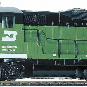 Walthers Trainline EMD GP9M Standard DC Burlington Northern #1709 HO Scale Locomotive Model (Green, White)