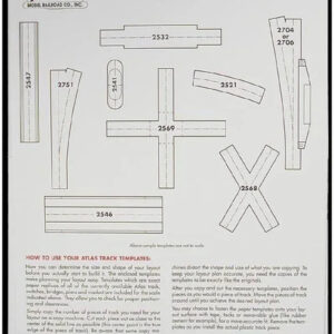 N Track Planning Template for Atlas Trains