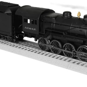 Lionel Santa Fe 2-8-0 LionChief #2517 Bluetooth O Gauge Steam Locomotive with Tender