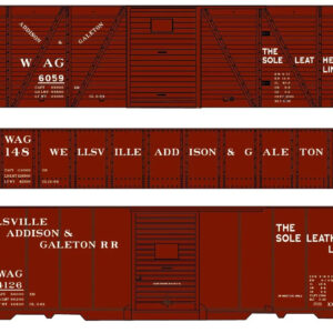 Wellsville Addison & Galeton 3-Car Collection Model 8160
