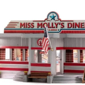 Woodland Scenics Miss Molly's Diner Pre-Built Structure, N Scale