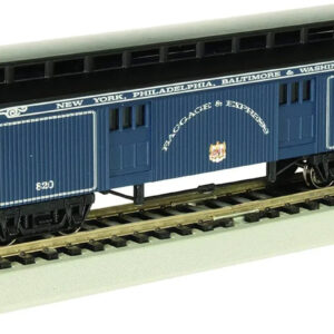 HO Scale Baltimore & Ohio Royal Blue Vintage Baggage Car