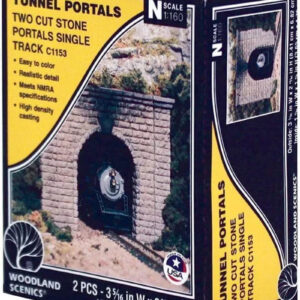 N Scale Tunnel Portals by Woodland Scenics