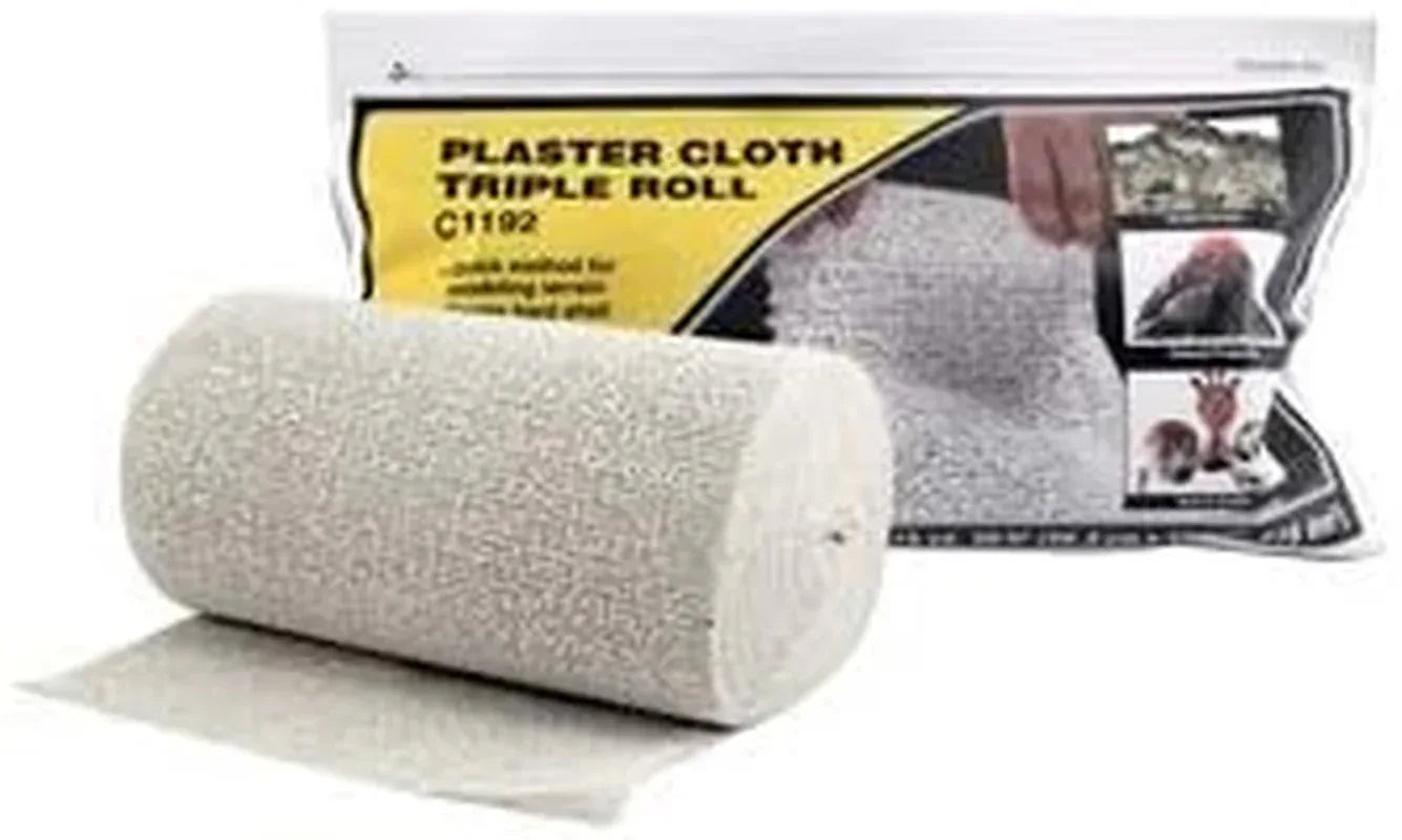 Woodland Scenics Plaster Cloth Triple Roll, 8″ x 45′ – C1192