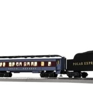 Lionel Warner Brothers The Polar Express Lionchief Electric O Gauge Bluetooth 5.0 Train Set with Disappearing Hobo Car and Remote Control