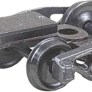 Kadee HO Scale Bettendorf 50-Ton Trucks with Springs and Couplers - 33-Inch Wheels (Set of 2)