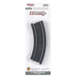 Williams 00262 O E-Z Street 21" Diameter Curved Track (4 pcs) 8PCS TO A CIRCLE
